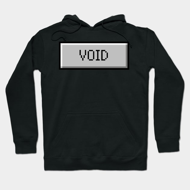 VOID Windows Button - Aesthetic Vaporwave Hoodie by Wizardmode